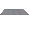 Camping Tarp Grey and Orange 420x440 cm Waterproof