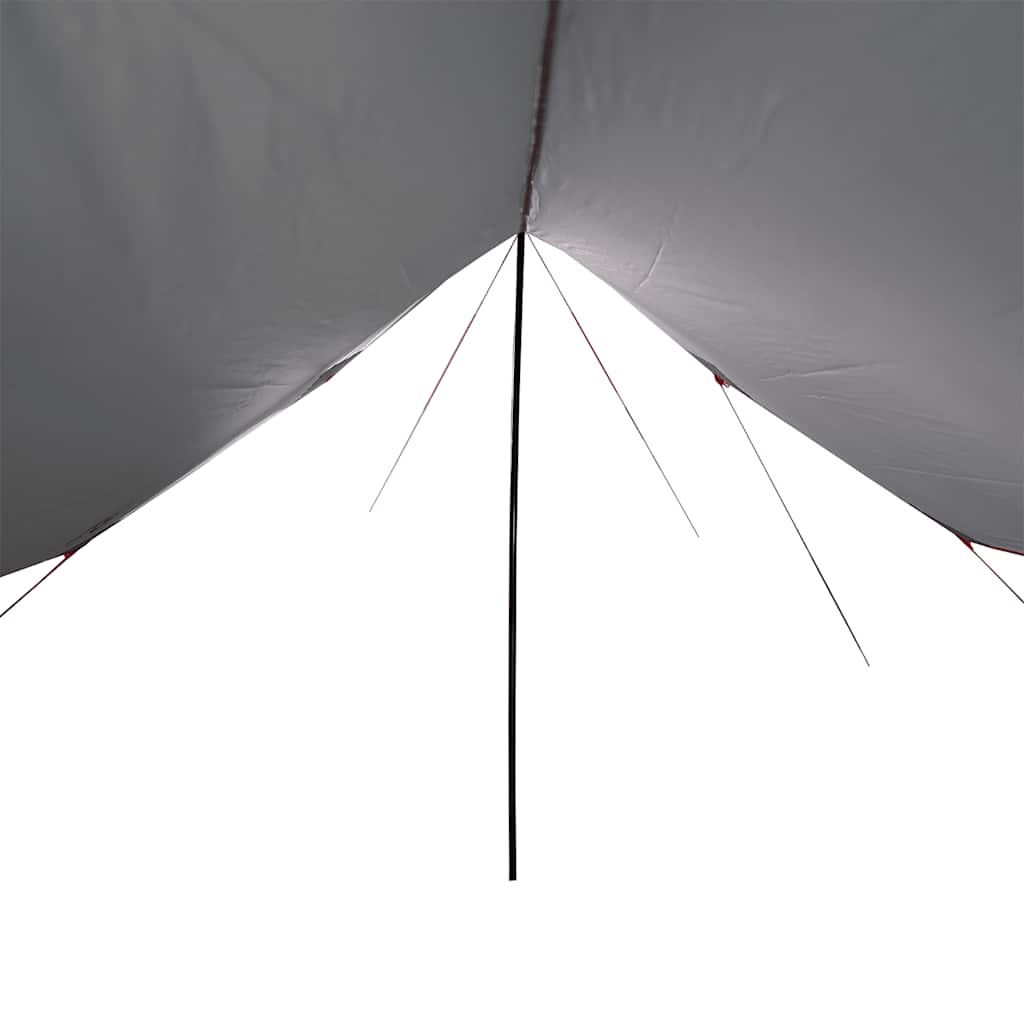 Camping Tarp Grey and Orange 460x305x210 cm Waterproof