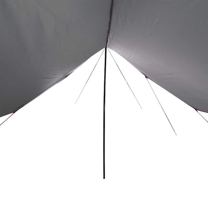 Camping Tarp Grey and Orange 460x305x210 cm Waterproof