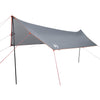 Camping Tarp Orange 460x305x210 cm Waterproof