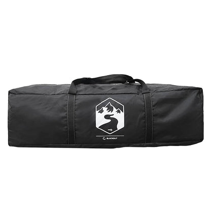 Camping Tent Dome 4-Person White Blackout Fabric Waterproof