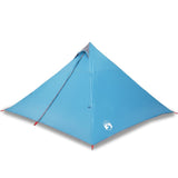 Family Tent Tipi 7-Person Blue Waterproof