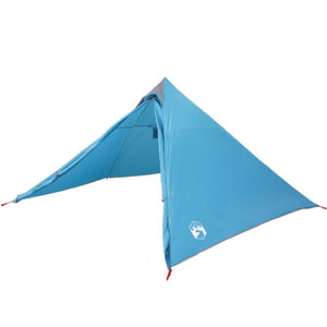 Family Tent Tipi 7-Person Blue Waterproof