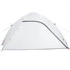 Camping Tent Dome 4-Person White Blackout Fabric Waterproof