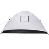 Camping Tent Dome 4-Person White Blackout Fabric Waterproof