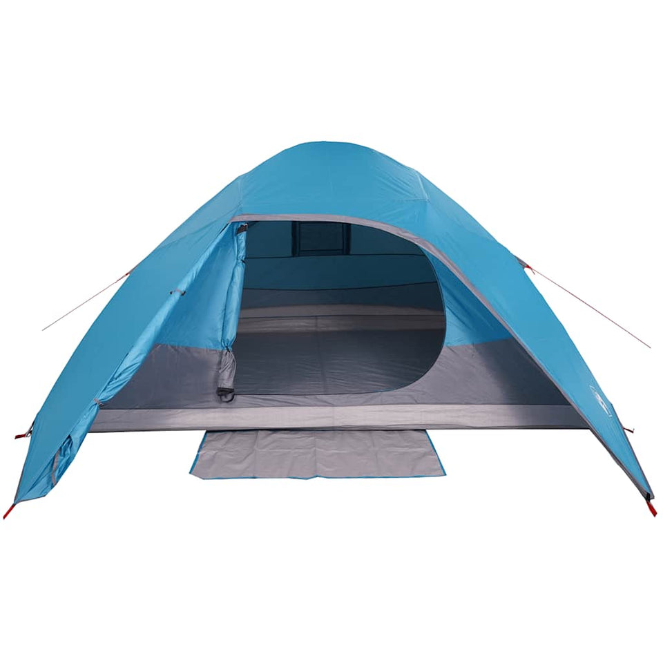 Family Tent Dome 6-Person Blue Waterproof