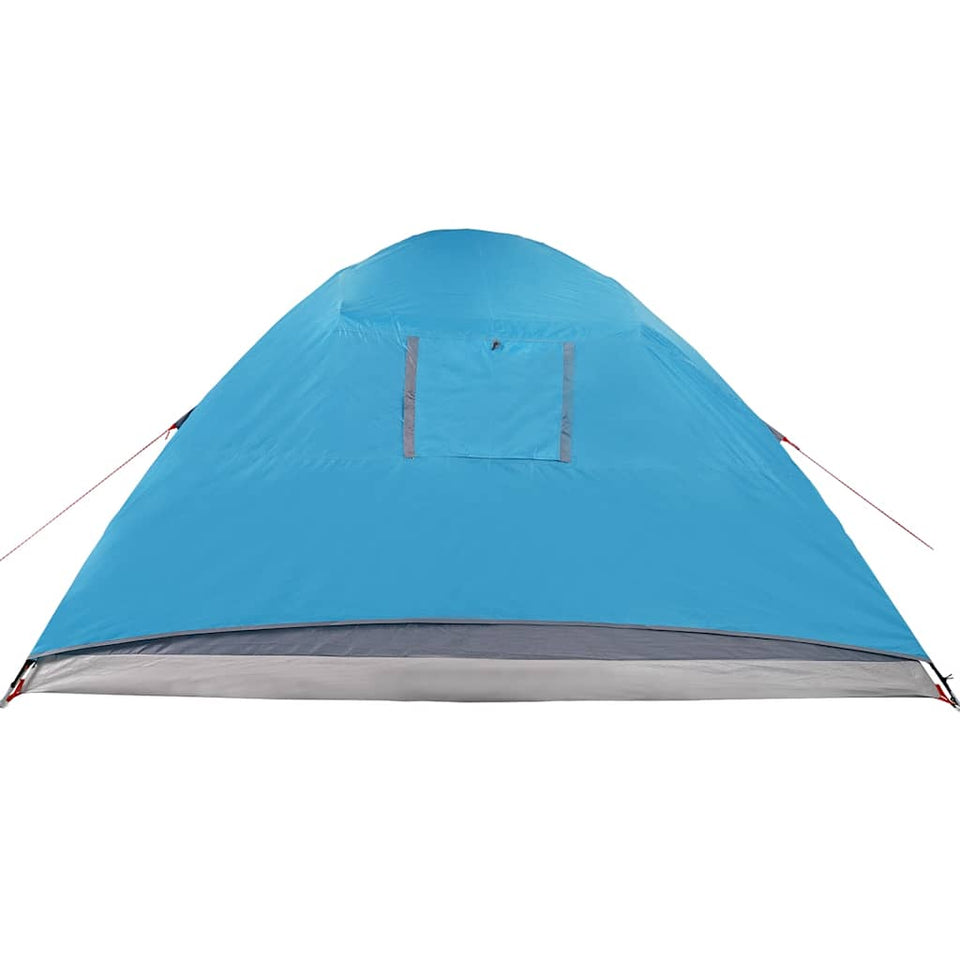 Family Tent Dome 6-Person Blue Waterproof