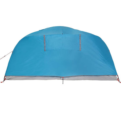 Camping Tent Dome 4-Person Blue Waterproof
