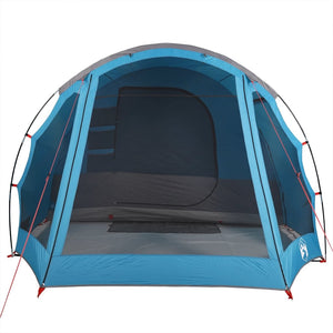 Family Tent 6-Person Blue Waterproof