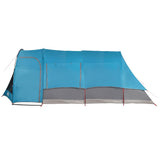 Family Tent Tunnel 8-Person Blue Waterproof