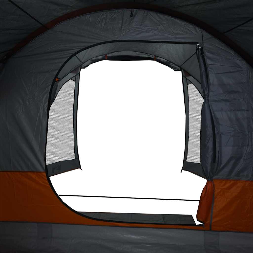 Family Tent Tunnel 8-Person Grey Waterproof