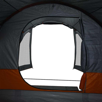 Family Tent Tunnel 8-Person Grey Waterproof