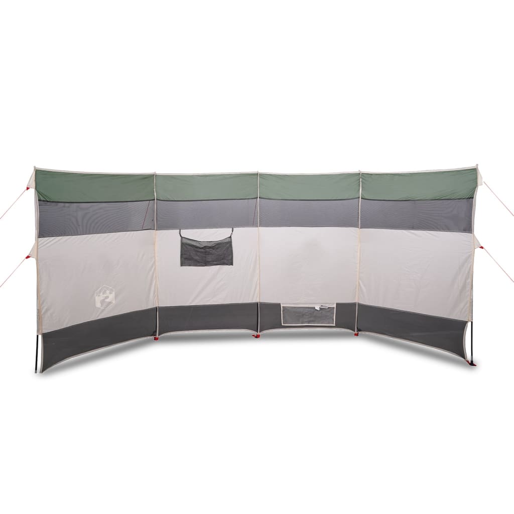 Camping Windbreak Green 366x152x152 cm Waterproof