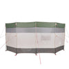 Camping Windbreak Green 366x152x152 cm Waterproof