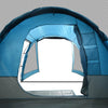 Camping Tent Tunnel 4-Person Blue Waterproof