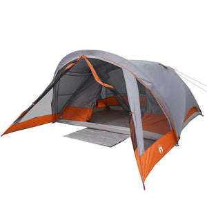 Family Tent Cabin 6-Person Grey Waterproof