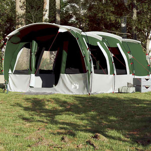 Family Tent Tunnel 8-Person Green Waterproof