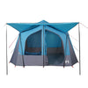 Camping Tent Cabin 5-Person Blue Waterproof