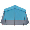 Camping Tent Cabin 5-Person Blue Waterproof