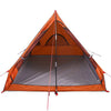 Camping Tent A-Frame 2-Person Grey Waterproof