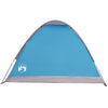 Camping Tent Dome 4-Person Blue Waterproof