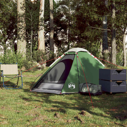 Camping Tent Dome 2-Person Green Waterproof