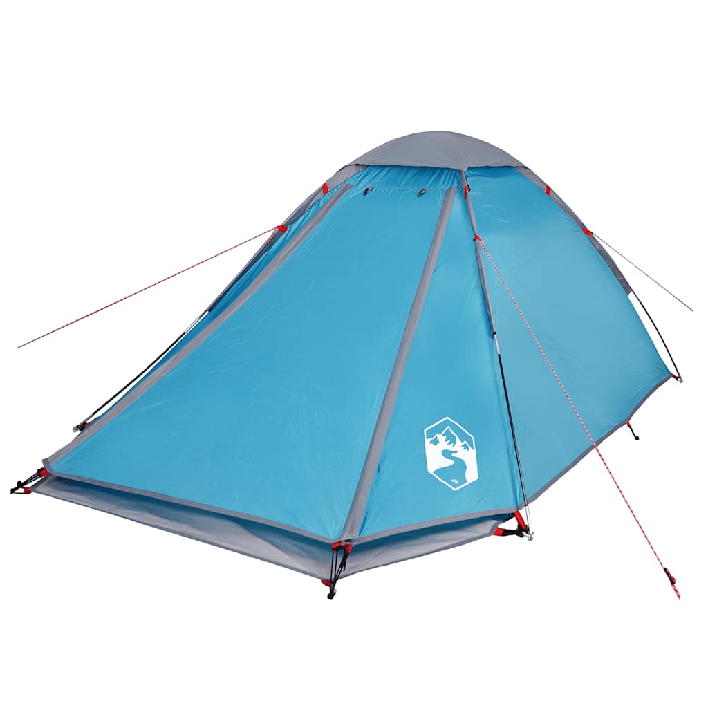 Camping Tent Dome 2-Person Blue Waterproof