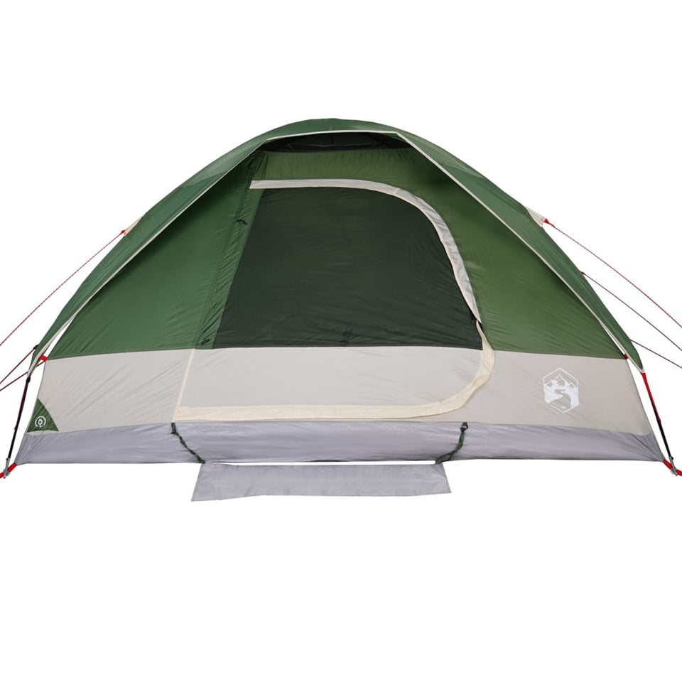 Family Tent Dome 6-Person Green Waterproof