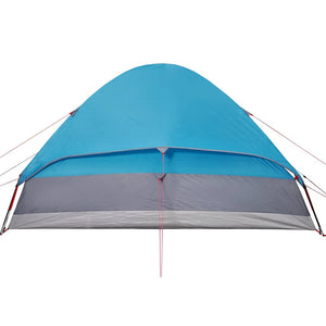 Family Tent Dome 6-Person Blue Waterproof