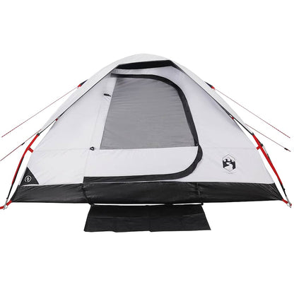 Family Tent Dome 6-Person White Blackout Fabric Waterproof