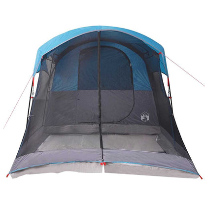Family Tent Tunnel 8-Person Blue Waterproof