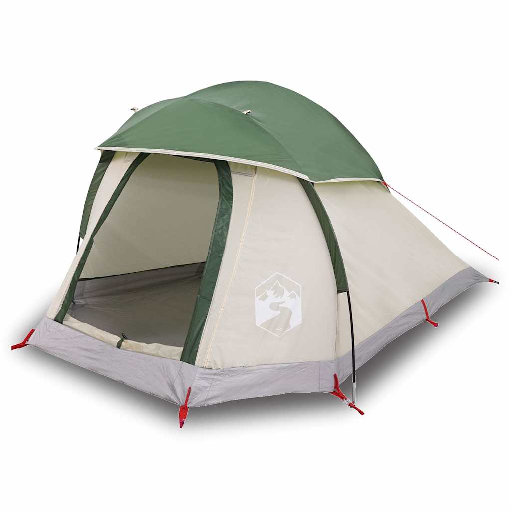 Camping Tent Dome 1-Person Green Waterproof
