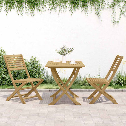 Folding Chairs 2 pcs 48,5x61,5x87 cm Solid Wood Acacia