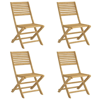 Folding Chairs 4 pcs 48,5x61,5x87 cm Solid Wood Acacia