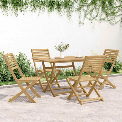 Folding Chairs 4 pcs 48,5x61,5x87 cm Solid Wood Acacia