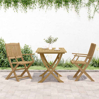 Folding Garden Chairs 2 pcs 54x61x88 cm Solid Wood Acacia