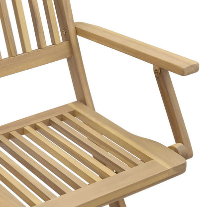 Folding Garden Chairs 2 pcs 54x61x88 cm Solid Wood Acacia