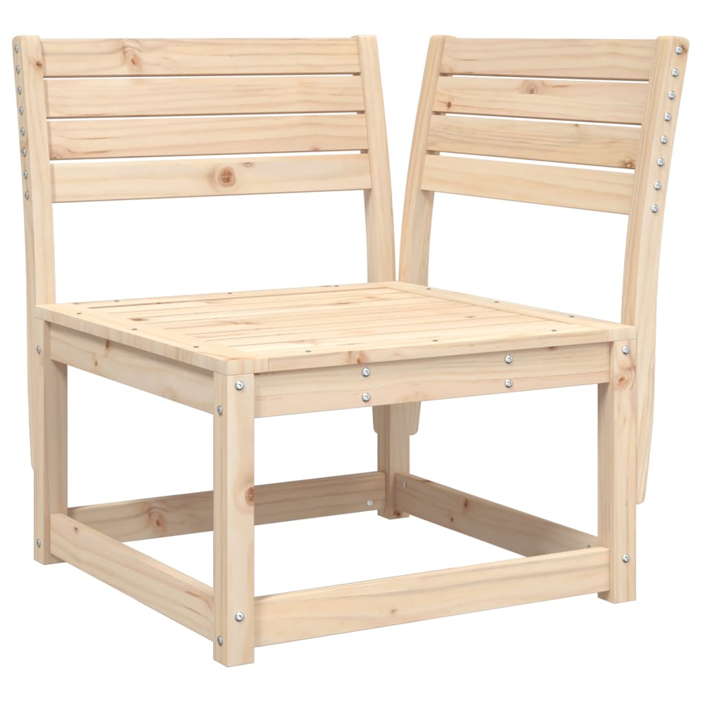 Garden Sofa | Natural Pine | Solid pine wood | 73 x 73 x 78 cm | Modular