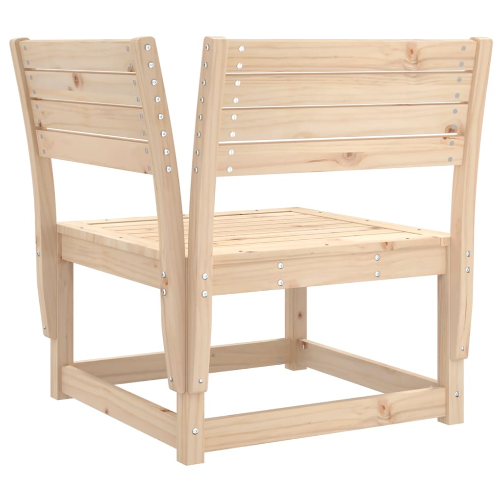 Garden Sofa | Natural Pine | Solid pine wood | 73 x 73 x 78 cm | Modular