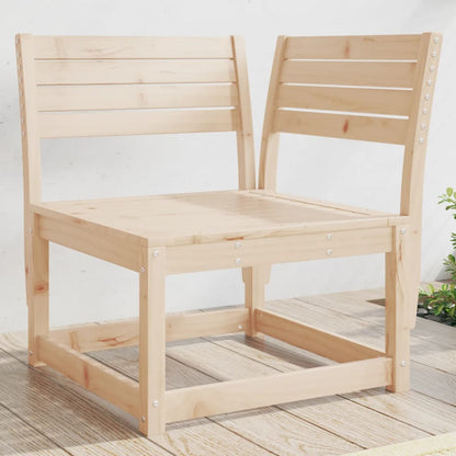 Garden Sofa | Natural Pine | Solid pine wood | 73 x 73 x 78 cm | Modular