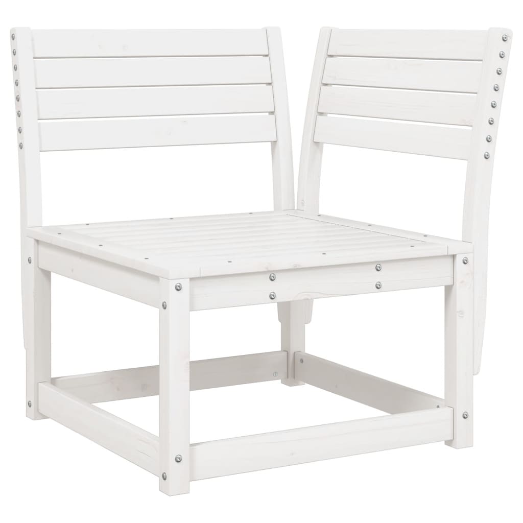 Garden Sofa | White | Solid Pine Wood | Small | Modular | Garden Sofa