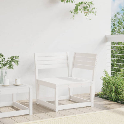 Garden Sofa | White | Solid Pine Wood | Small | Modular | Garden Sofa