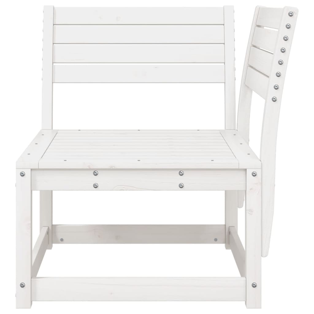 Garden Sofa | White | Solid Pine Wood | Small | Modular | Garden Sofa