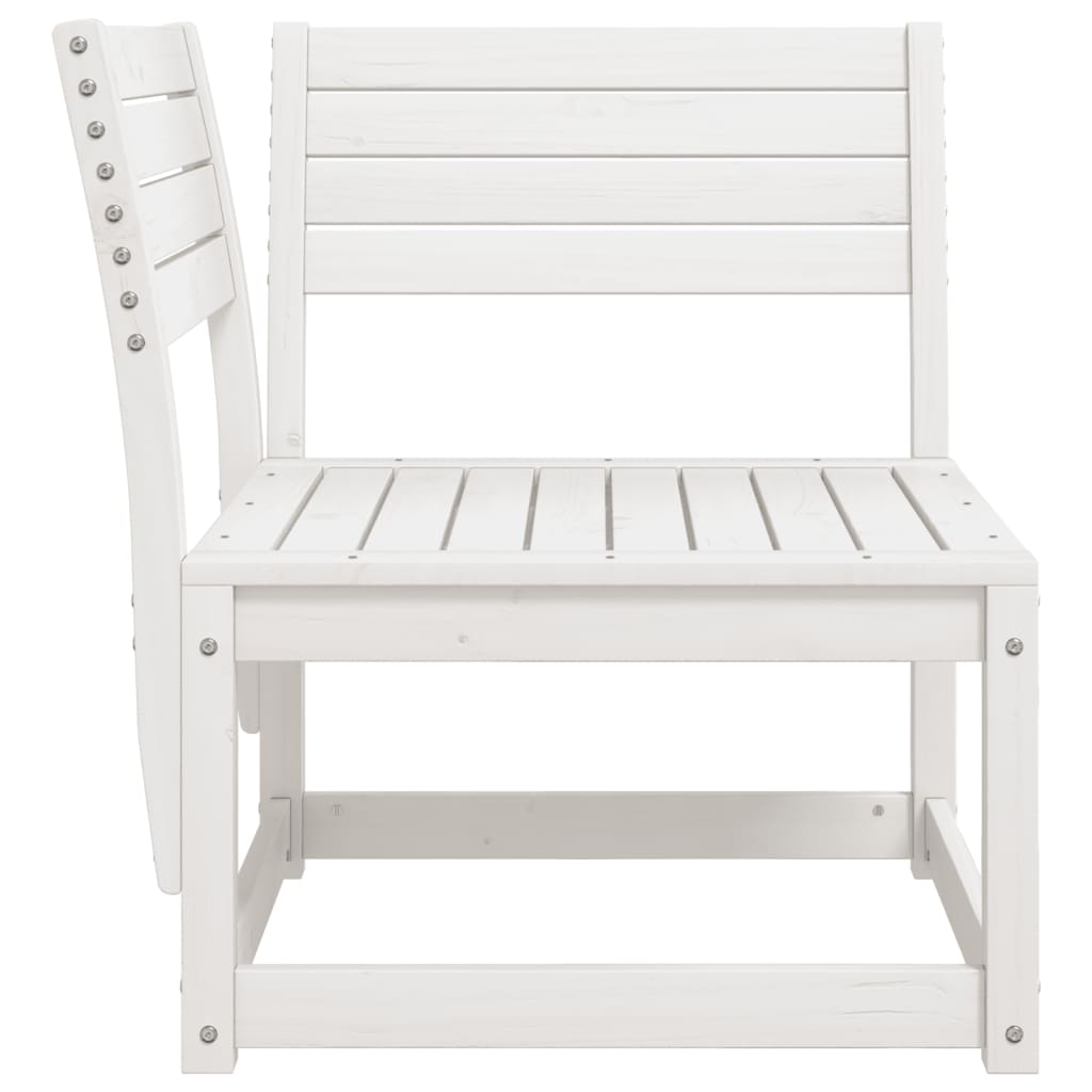 Garden Sofa | White | Solid Pine Wood | Small | Modular | Garden Sofa