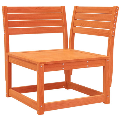 Garden Sofa | Wax Brown | Solid Pine Wood | Single | Modular