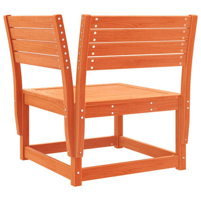 Garden Sofa | Wax Brown | Solid Pine Wood | Single | Modular