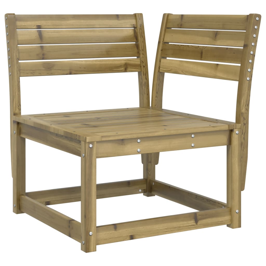 Garden Sofa | Natural Pine | Treated solid pine wood | Single | Modular