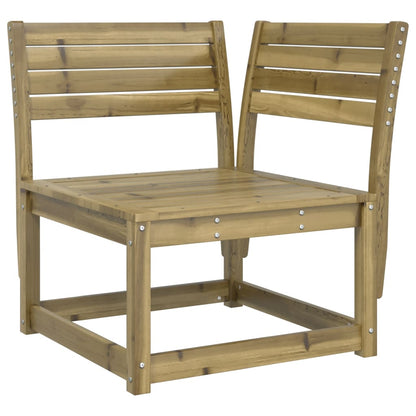 Garden Sofa | Natural Pine | Treated solid pine wood | Single | Modular