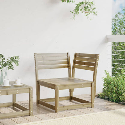 Garden Sofa | Natural Pine | Treated solid pine wood | Single | Modular
