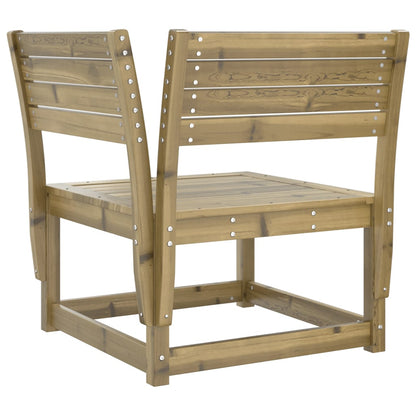 Garden Sofa | Natural Pine | Treated solid pine wood | Single | Modular